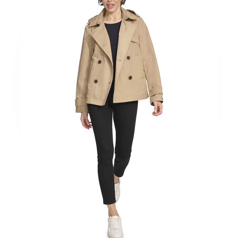 DKNY Short Trench Coat
